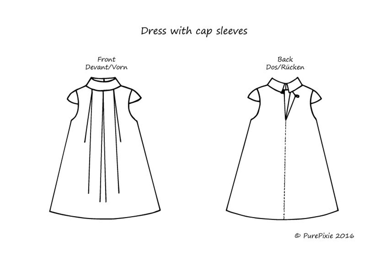 Ivory Flower Girl Dress in Organic Cotton Sateen. Girl's Wedding Dress