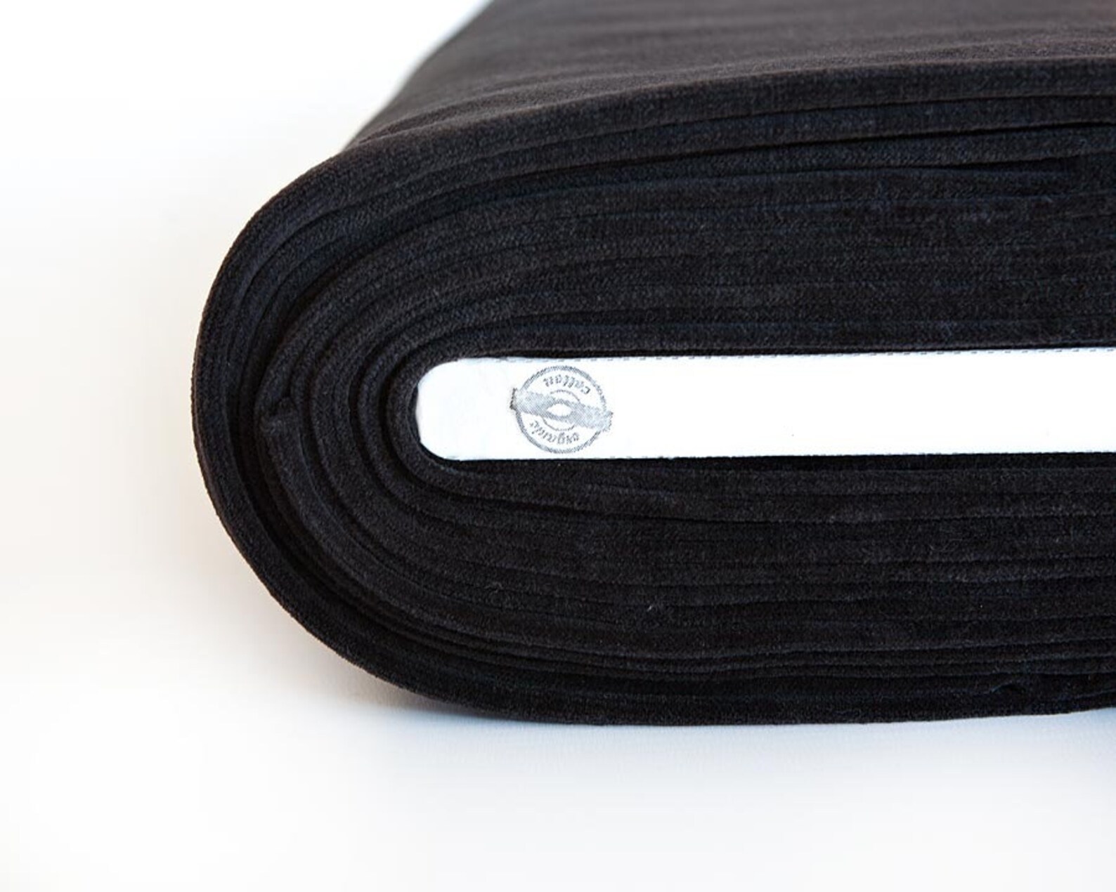 Black Organic Cotton Velour Fabric. Solid Black Fabric by 1/2 Etsy
