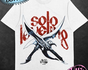 Bloodred Commander Solo Leveling T-Shirt | Shadow Monarch Anime Graphic Tee
