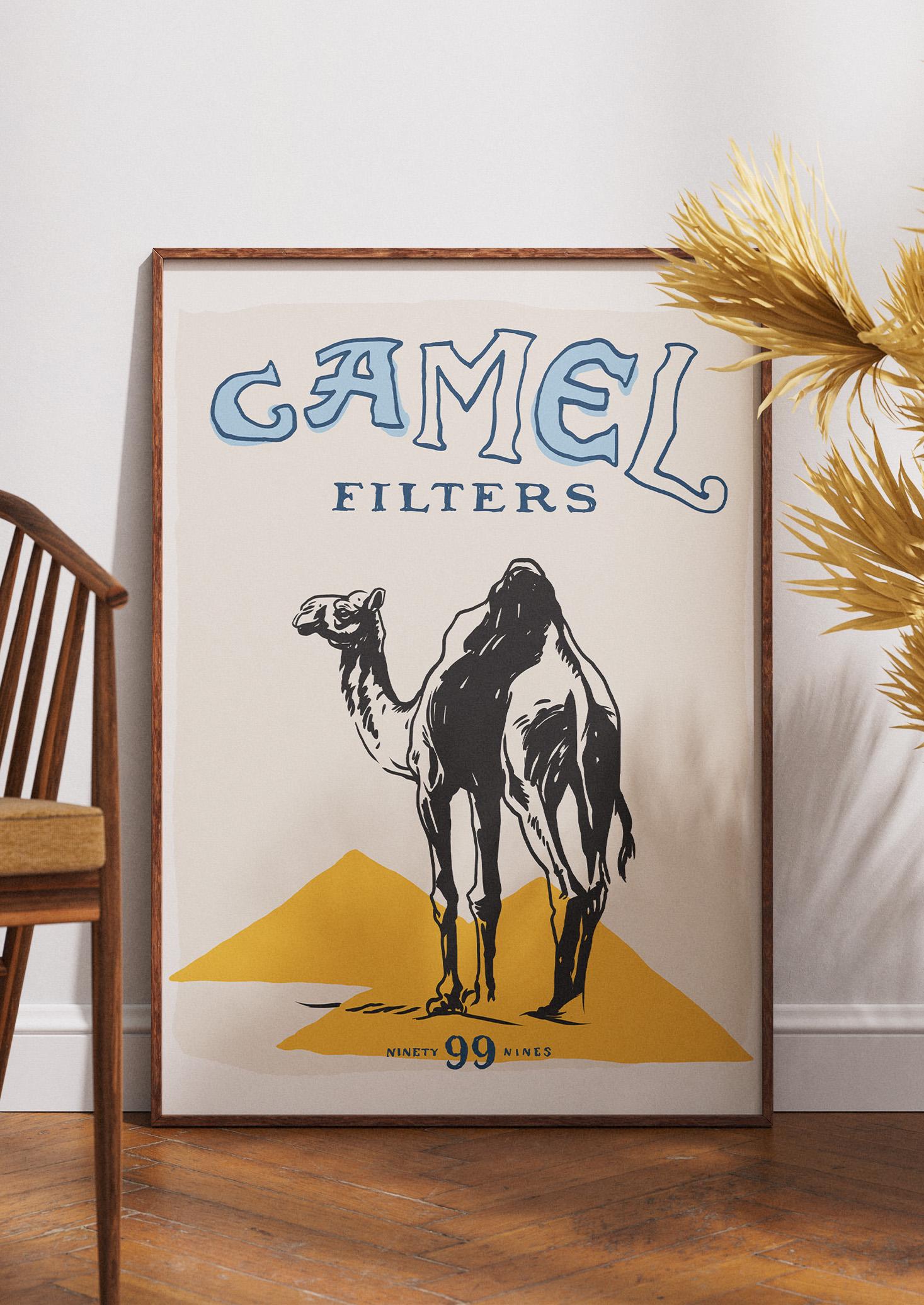 1985 Camel Lights Cigarettes Vintage Print Ad/Poster 80s Man Cave Bar Art Décor