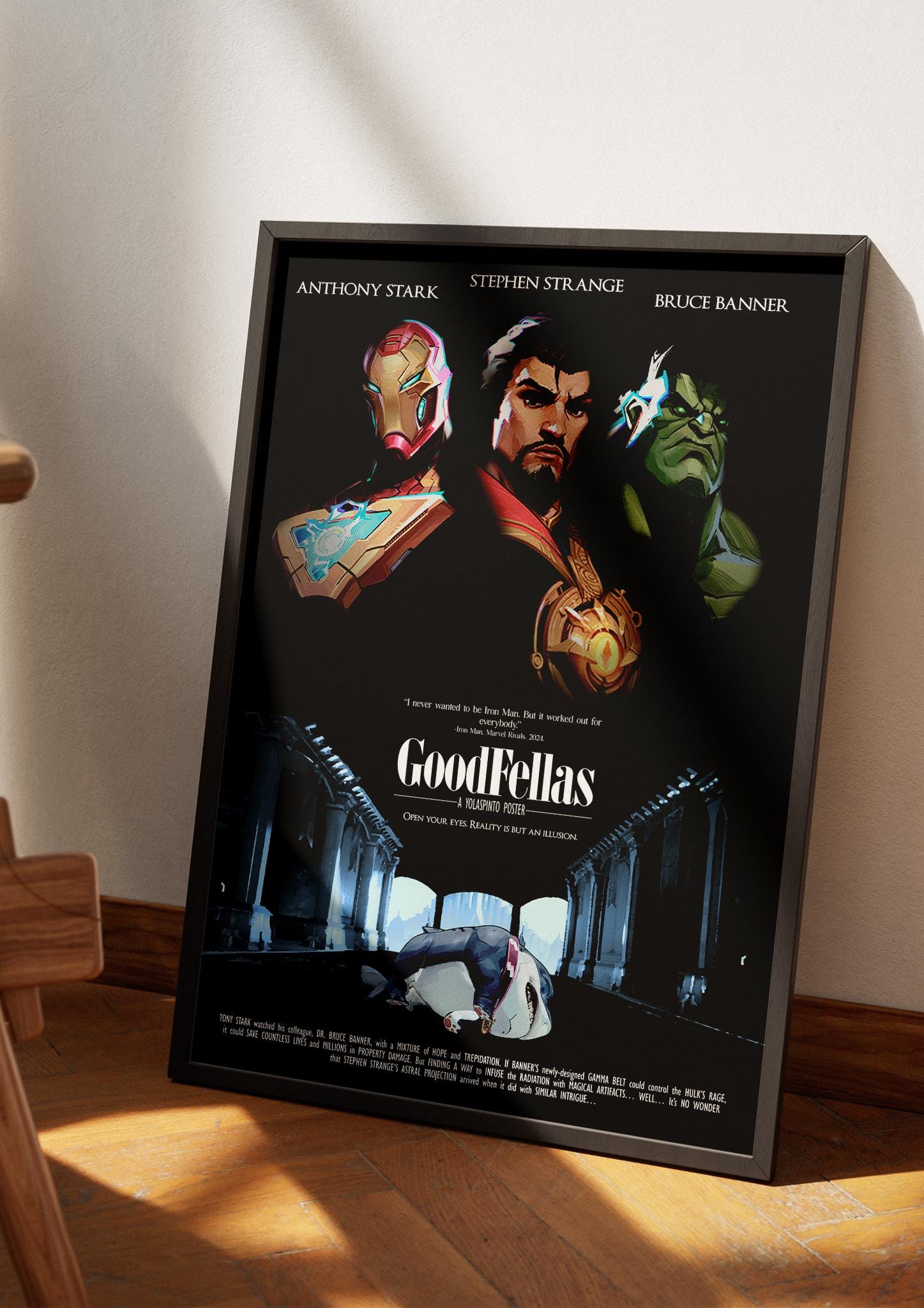 Marvel Rivals Poster | Iron Man, Doctor Strange and Hulk Digital