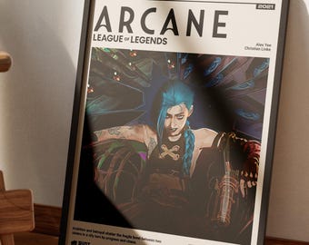 Poster della serie TV Arcane / League of Legends Wall Art stampabile / Download digitale istantaneo