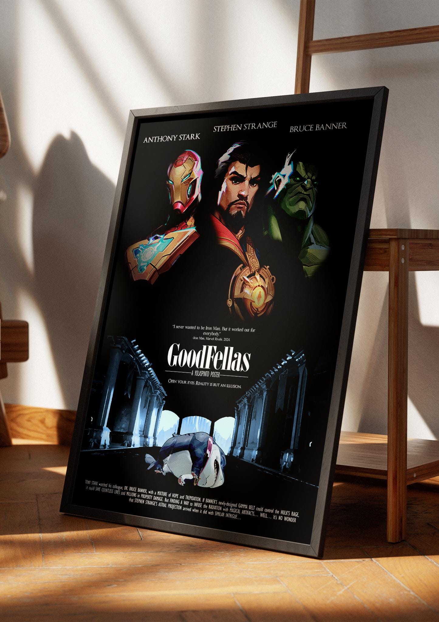 Marvel Rivals Poster | Iron Man, Doctor Strange and Hulk Digital