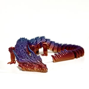Articulated Dragon/Articulating Dragon/Dragon Toy/3D Printed Dragon/Fidget Toy/Dragon Figure/Articulated Animal