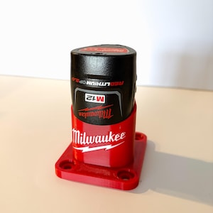 Milwaukee Battery Holder and Wall Mount Compatible with Milwaukee M12 Batteries