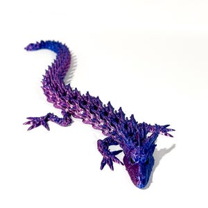 Articulated Dragon/Articulating Dragon/Dragon Toy/3D Printed Dragon/Fidget Toy/Dragon Figure/Articulated Animal