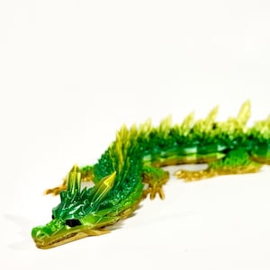 Articulated Dragon/Articulating Dragon/Dragon Toy/3D Printed Dragon/Fidget Toy/Dragon Figure/Articulated Animal
