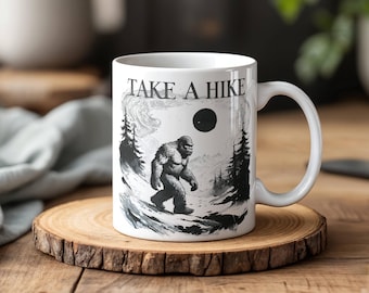 Sasquatch-kampeermok – Bigfoot Outdoor Adventure-koffiekop