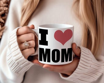 I Heart Mom Coffee Mug | Mother's Day Gift