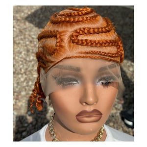 Ready to Ship Cornrow Wig Full Lace Glueless Braids, Lightweight, Braided Wig for Black Women box braids fulani braids