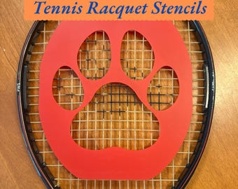 Tennis Racquet Stencils