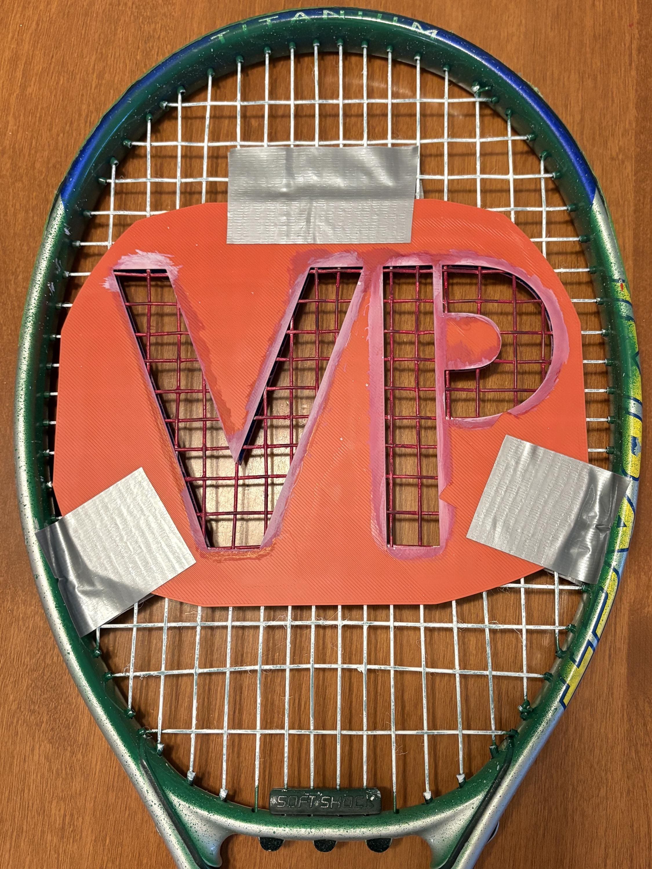 Customizable Racket Tennis Tennis Racquet Stencil - Customizable | Custom Tennis String Stencil ...
