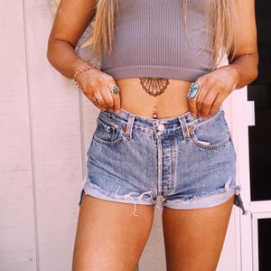 Vintage Levi&#39;s 501 High-Waist Cutoff Shorts