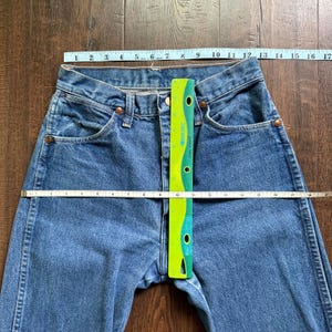 Vintage Wrangler Western Hi Waist Jeans Sz 3 25x35 Red Tab Rodeo Cowgirl image 6