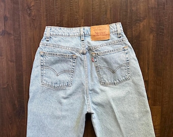 パンツ Y2K Archive Levi's 517-03 coating Denim Vintage 90s Levis 517 Bootcut Orange Tab Flared Faded Blue Denim