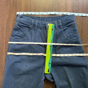 Vintage 90er Jahre Western Wrangler Jeans Hi Waist Straight USA Made Baumwolle 30x36 Damen Bild 6