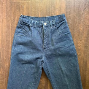 Vintage 90er Jahre Western Wrangler Jeans Hi Waist Straight USA Made Baumwolle 30x36 Damen Bild 2
