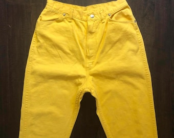 Vintage Wrangler Canary Gelbe Jeans 50er 60er Jahre