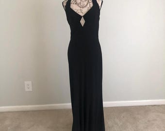 Vestido negro para mujer Gunne Sax