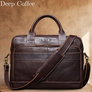 Leather Briefcase, Office leather bag,  Leather Briefcase men, Shoulder Bag, Men Briefcase, Laptop Bag, Leather bag, Gift  Him gift for her