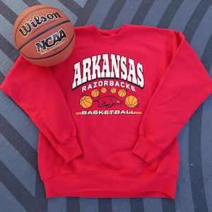 Arkansas Razorbacks Basketball Officially Licensed Crewneck Sweatshirt