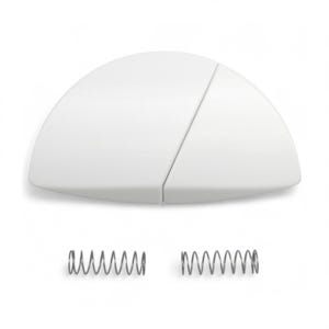 Friatec Set Drucktaste Spültaste med Federn FRIABLOC F100, F200, Ers.-Art 333401