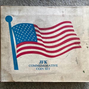 JFK 24k Gold plated commemorative coin set with certificate of authenticity