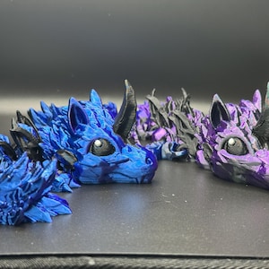 Unicorn Dragon - 12&quot; Articulating Dragon Fidget Toys - Stress Anxiety Relief, ADHD, Desk Toy