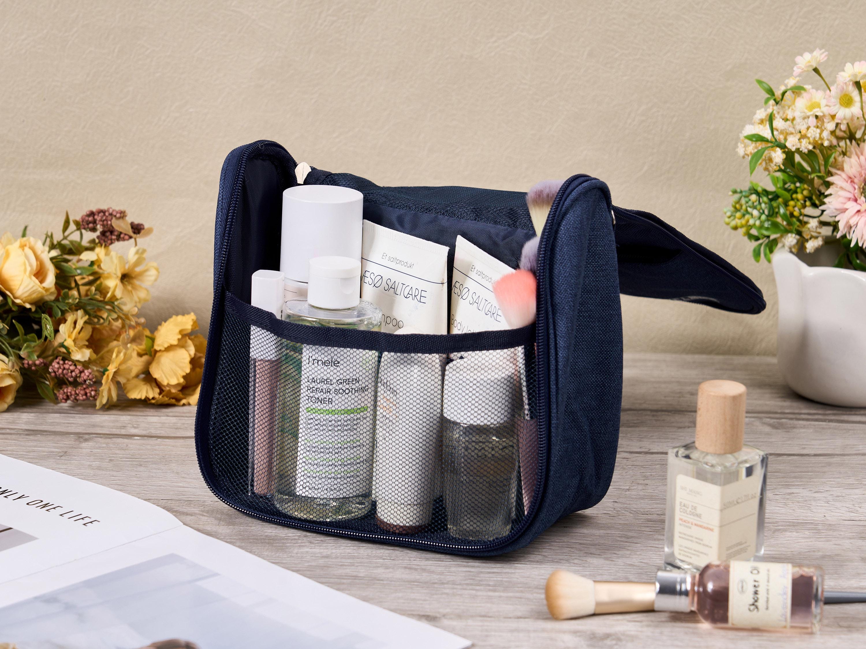 Personalized Travel Toiletry Bag – Custom Makeup Organizer, Hangable Wash Bag, Multi-Function Cosmetic Bag, Perfect Gift for Her