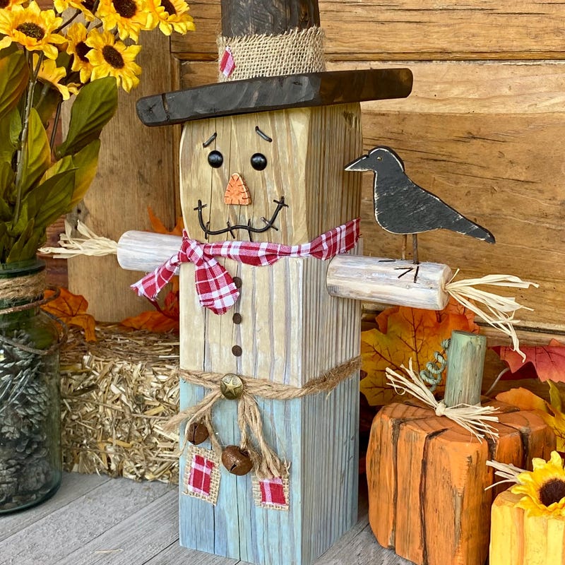 Primitive Wooden Decor Materials Reference: Primitive Fall Decor