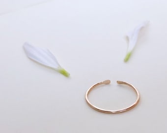 Delicate Mixed Metal Ring Set/ gold ring/ rose gold ring/ sterling silver ring/ adjustable ring/ three minimalist dainty rings/ gift for her