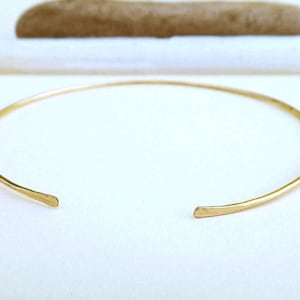 Dainty gold bracelet, thin gold cuff, minimalist jewelry, layering jewelry, gift for her, delicate bracelet, rose gold cuff, bridesmaid gift
