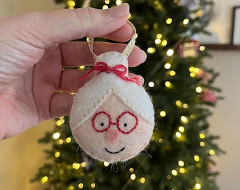 Mrs. Claus Filz Ornament Vorlage