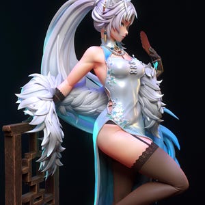 Feixiao Honkai Star Rail Figure Resin Model Statue Gift for Fans Custom Collectible Decor for Anime Lovers Garage Kit Resin Statue Genshin