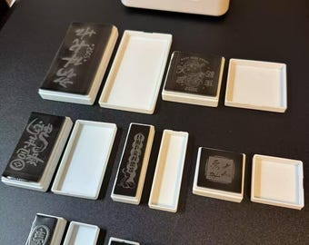 3D Printed Stamp Block Set For Silhouette Mint Stamp, Stamp Holder All Sizes