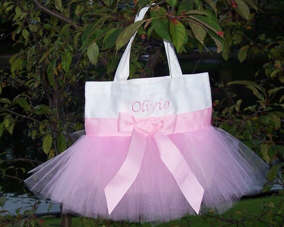 Personalized Tote Bag Ballet Bag Dance Bag Embroidered Tote - Etsy