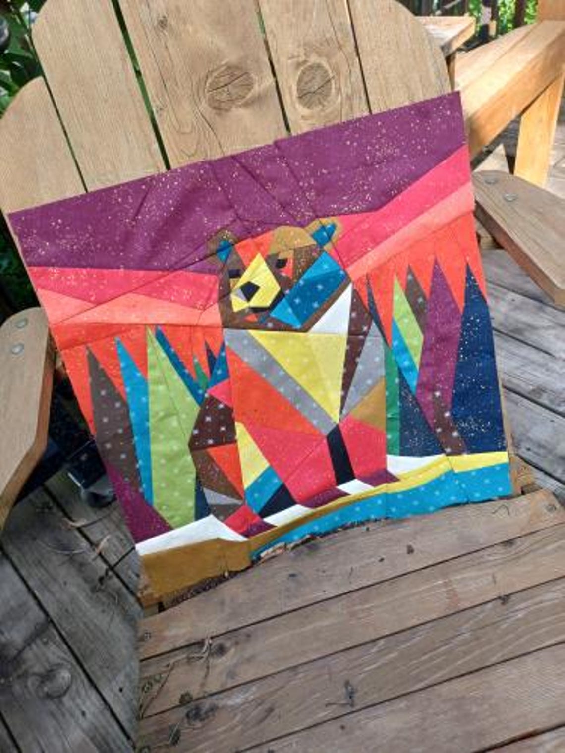 Bear With Me: Bear Foundation Paper Piecing Pattern FPP in Five Sizes ...