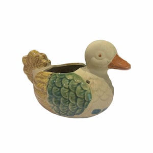 Lovely Vintage Duck Planter