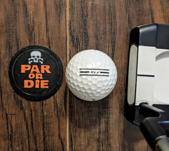Funny Golf Ball Marker – “Par or Die” – Best Golf Gift for Men, Personalized Golf Marker, Golf Accessories for Dad, Golf Lover Gift