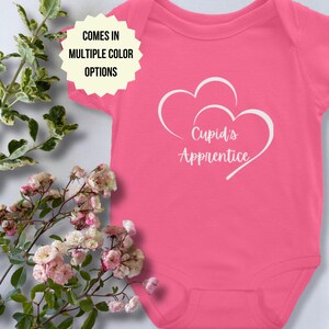 Cupid&#39;s Apprentice Baby Onesie: Valentine&#39;s Day Cotton Romper