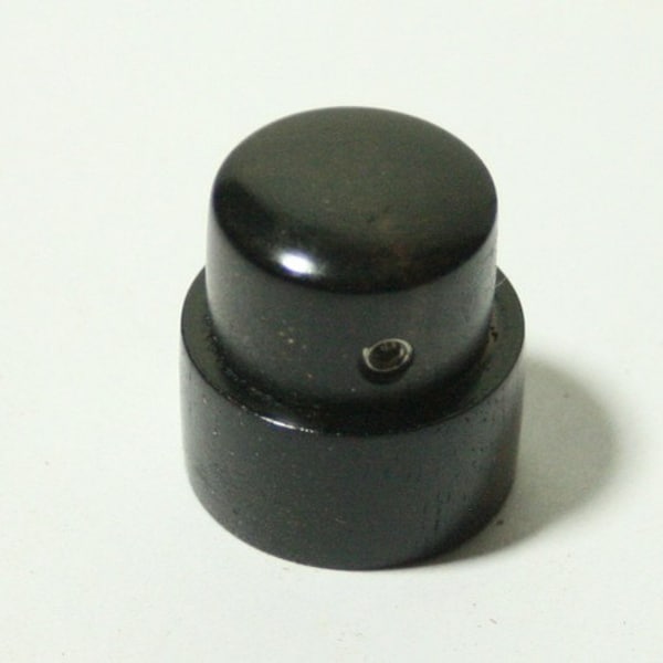 Gabon Ebony Concentric Stacked Guitar Knob Set 6/8mm  (3/4 dia base, 5/8 dia top)