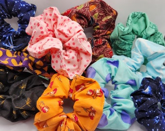 Hair Scrunchie, Hair Tie, Hair Band, Pick your Print