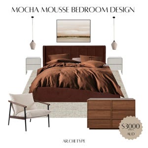 Tablero de estado de ánimo para dormitorio prefabricado con mousse de moca económico