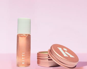 Paquete de suero y bálsamo para uñas Nail Rescue: aceite y bálsamo para cutículas hechos a mano, de Kitti Nails, para uñas largas, fuertes y saludables, con un ligero aroma