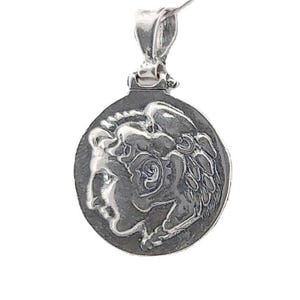 Sterling Silver 925 Ancient Greek Macedonia Vergina Sun Star 20mm Pendant, Alexander The Great Pendant, Greek Silver Pendant, Greek Jewelry