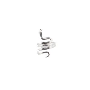 Anillo de serpiente, plata de ley, anillo llamativo de mitología griega