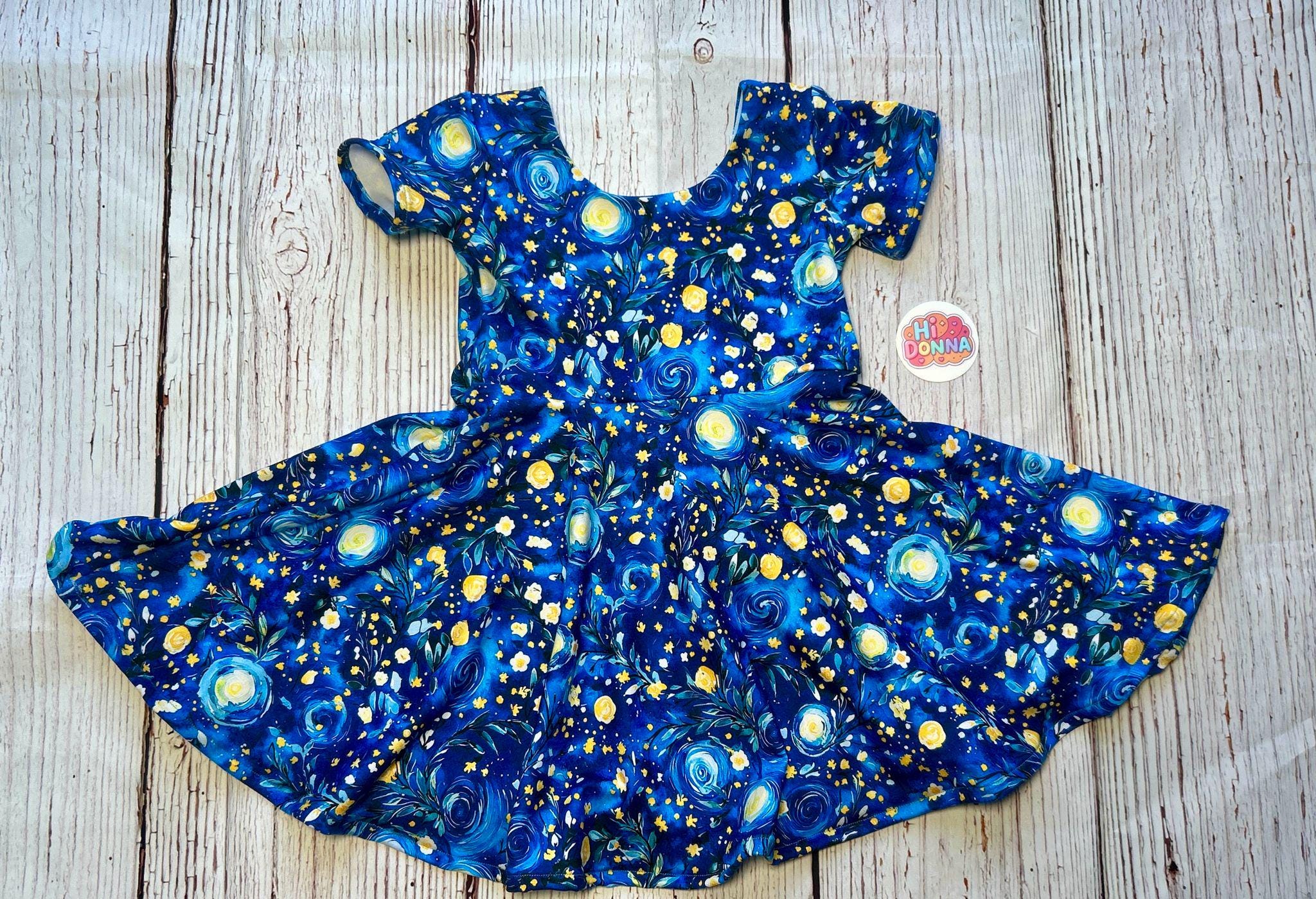 Starry Blue Dress - Etsy