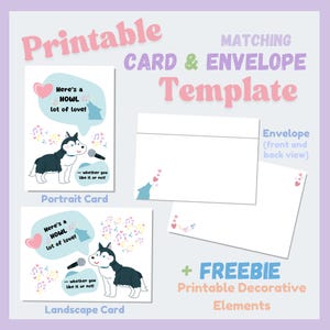 Modèle de carte d'anniversaire imprimable avec enveloppe assortie | Joyeux anniversaire Husky de Zazzle.be Liste d'envies Vous avez des idées ? Cadeau pour propriétaire de Husky | Cadeau Husky | Cadeau pour amoureux des chiens