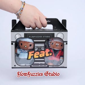 Ghettoblaster Set Katze, Schlüsselanhänger, Geschenk für Ihn, Geschenk für Sie, Künstler Katze Schlüsselanhänger
