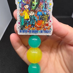 Coraline inspired badge reels. This listing is for ONE badge reel of your choice that’s pictured. Coraline, wybie, the other mother, cat image 5
